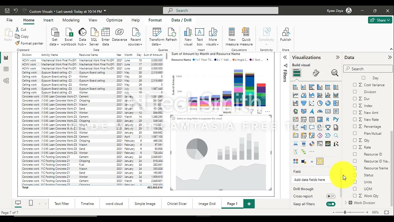Play Axis Custom Visual in Power BI
