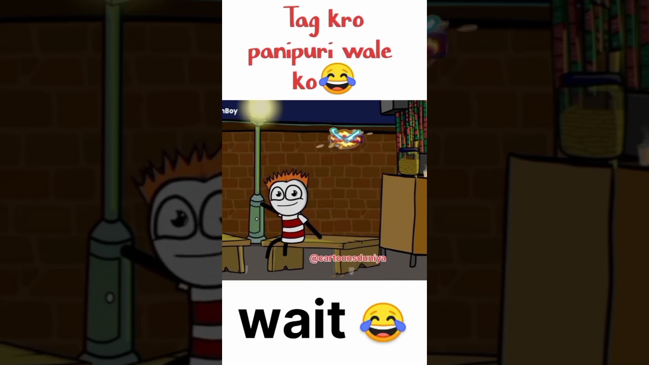 #पानी पुरी वाला।#cartoon comedy..