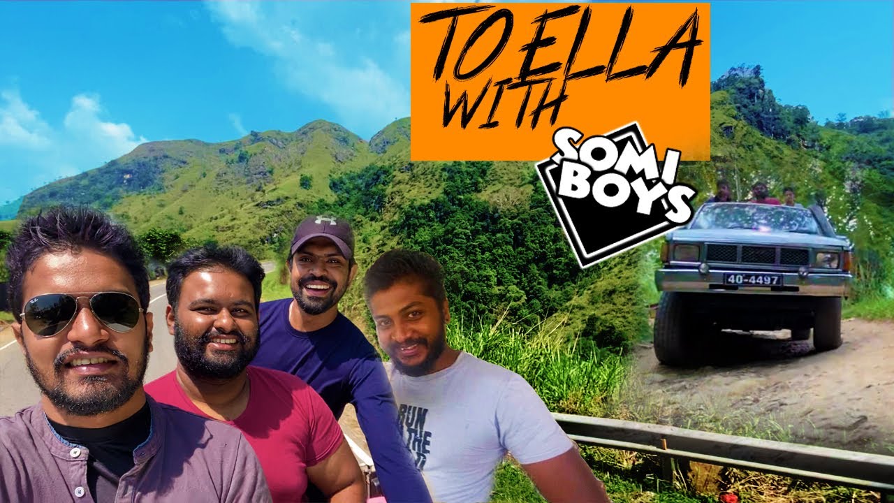 To ELLA with Somi Boys| Road Trip| Sri lanka| 4K
