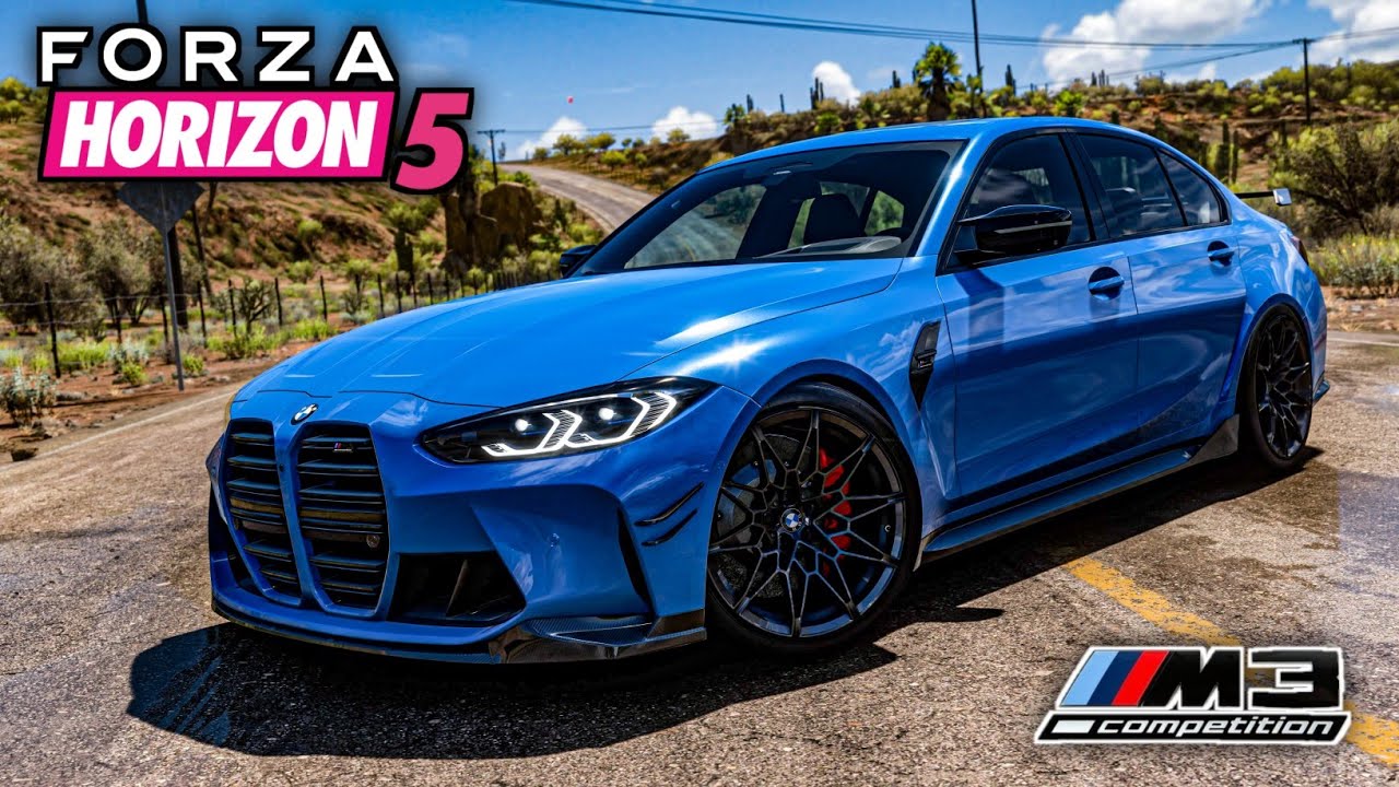 FORZA HORIZON 5 - BMW M3 Competition Custom & Test : KIT M-SPORT MAGNIFIQUE !