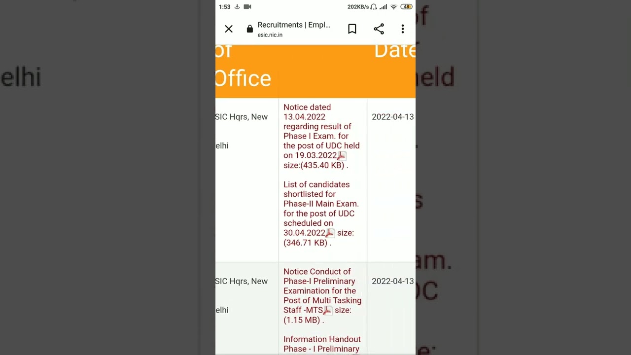 ESIC UDC 2022 PRELIMINARY RESULT OUT😌 #esicudc2022 #ibpsclerk2022 #ibpspo2022 #sbipo2022