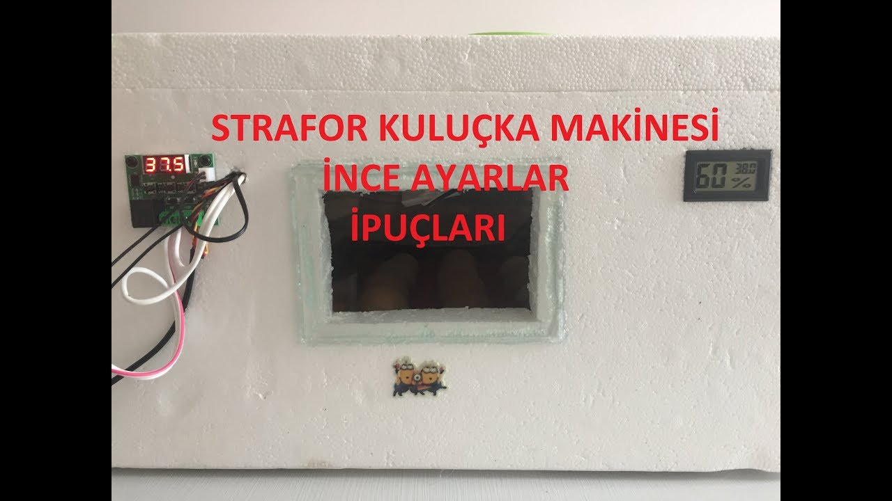 STRAFOR  KULUÇKA MAKİNESİ TANITIMI VE İNCE AYARLARI(NEM VE SICAKLIK)