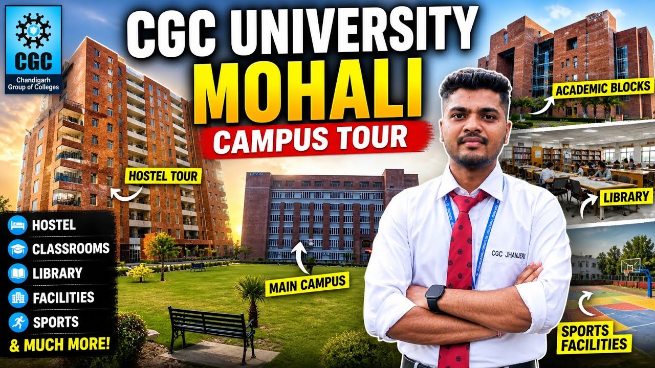 CGC Jhanjeri 2025 | Full Campus | Part - A | Chandigarh Group Of College | Aniket Kushwaha |