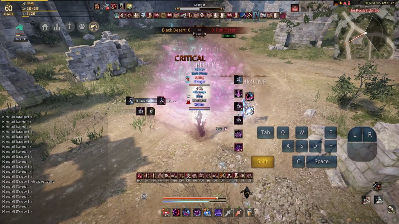 Top DK vs Top Wizard BDO PvP - Eiene vs Draegor