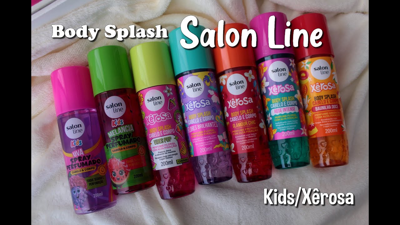 Body splash Cabelo e corpo da Salon Line Kids e Xêrosa - Testei todos!