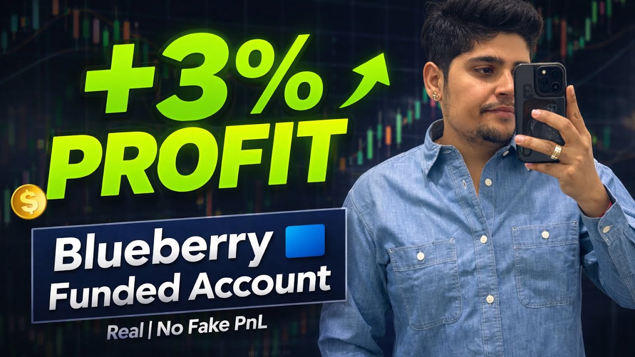 Live Trading | Gold Trading Setup | Blueberry Account Update | Nifty Option Series