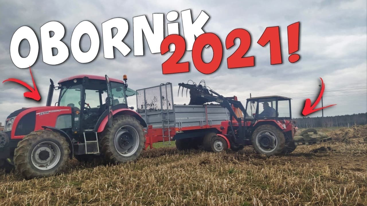 ☆Rozrzucanie Obornika Pod Kukurydze☆Zetor Proxima 85☆Ursus c-330☆