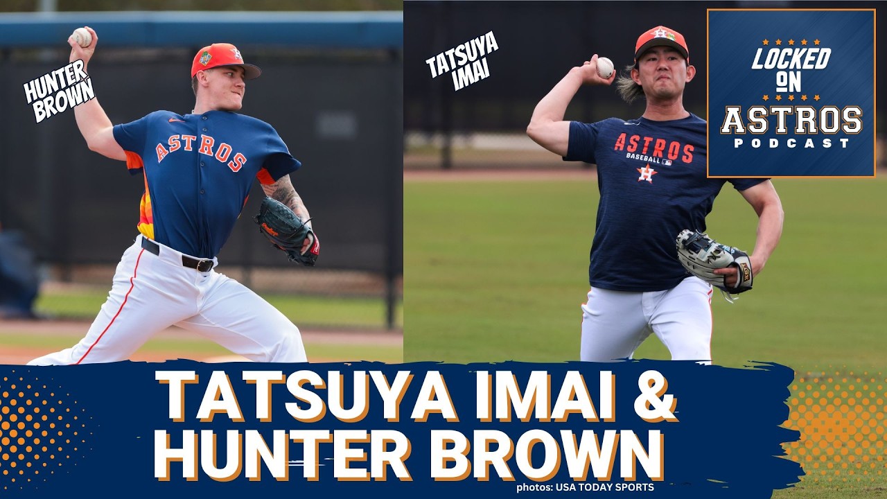 Hunter Brown and Tatsuya Imai First Spring Training Live Bullpen