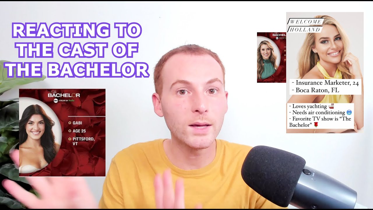 REACTING: The Bachelor's new cast: BIO's & Fun Facts