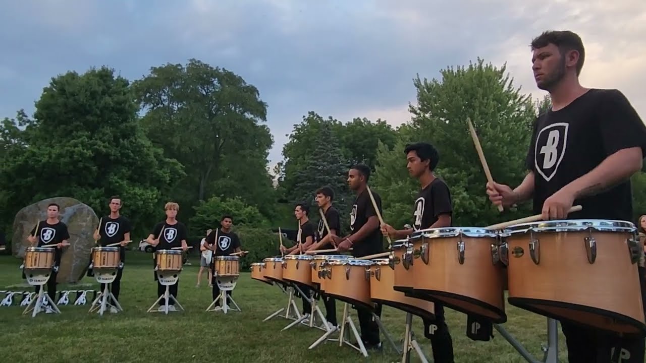 Bluecoats 2022 Drumline - Single D / Double D quad POV