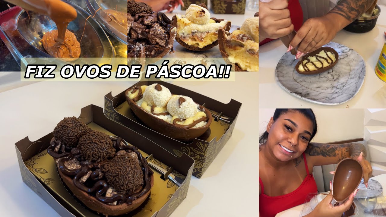 ESPECIAL DE PÁSCOA 2 receitas de ovos de Páscoa super FÁCIL e DELICIOSO😋