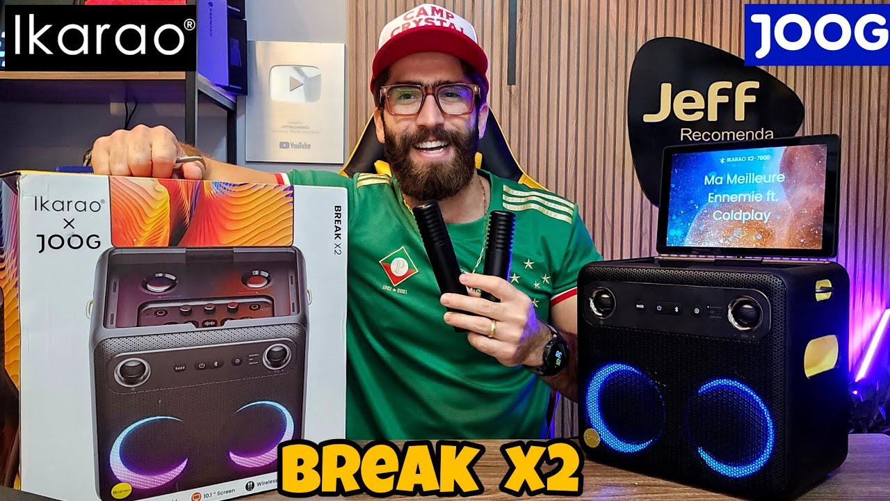 IKARAO X JOOG BREAK X2: A nova tecnologia em CAIXAS DE SOM! (Analise/Unboxing)