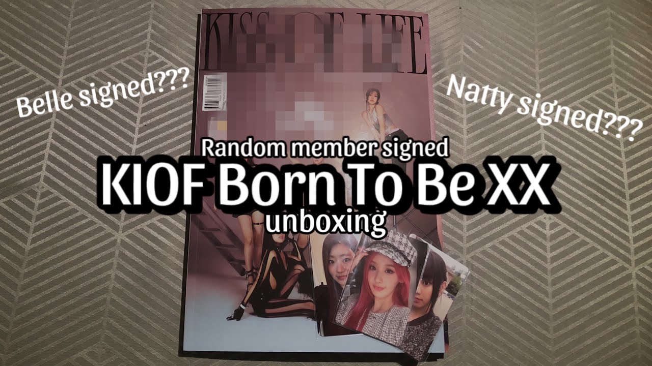 unboxataan NIMMAROITU KISS OF LIFE albumi!