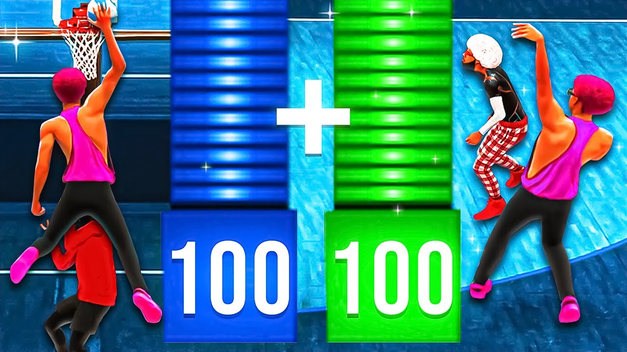 100 DUNK + 100 3PT RATING is UNSTOPPABLE on NBA 2K22