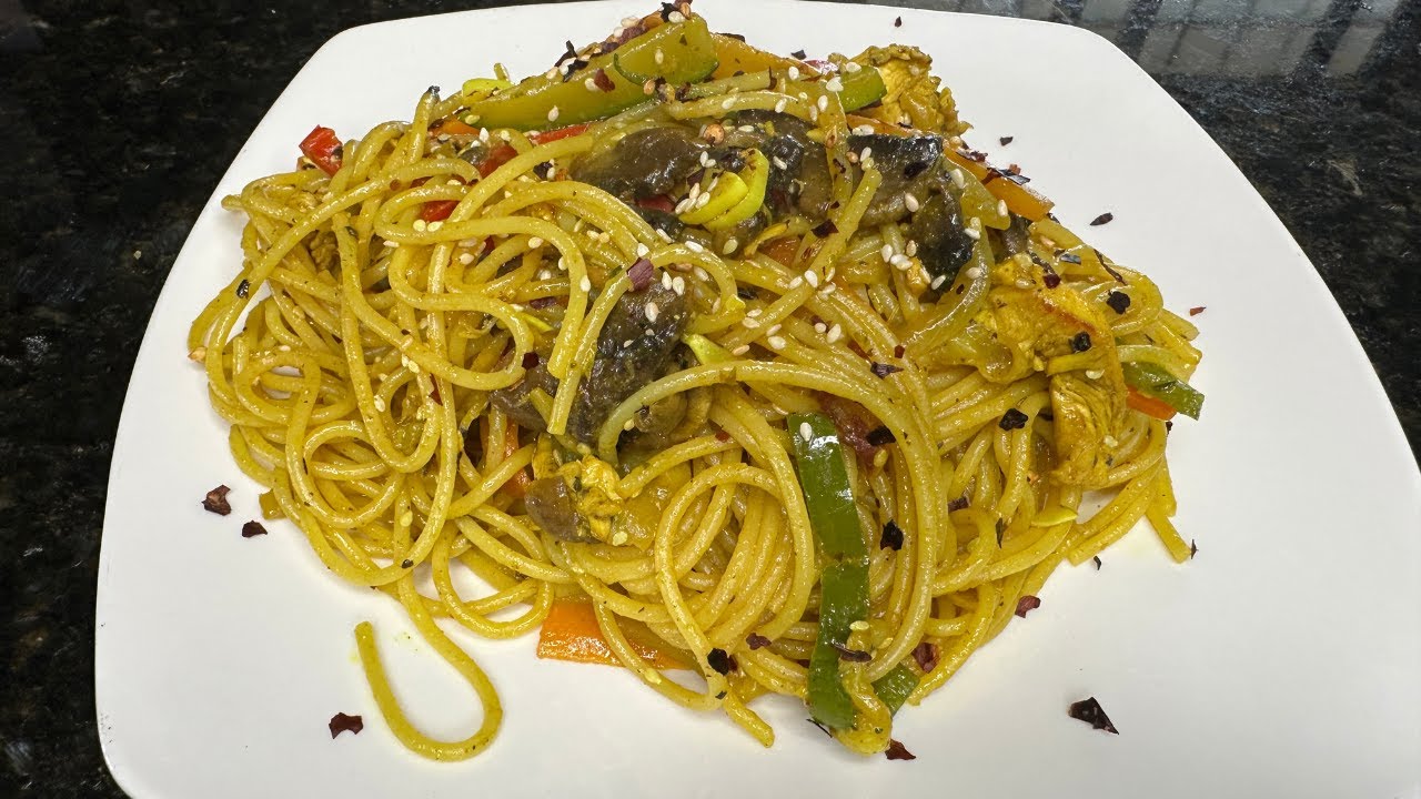 QUE DELICIA DE ESPAGUETI 🍝 QUE SABOR TIENEN ESTOS ESPAGUETI- RIQUISIMOS ESPAGUETI- RICO ESPAGUETI.