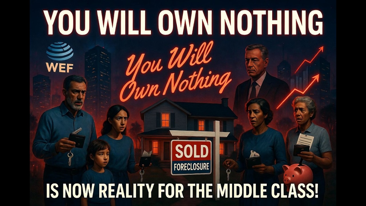 'YOU WILL OWN NOTHING'...IS NOW REALITY FOR THE MIDDLE CLASS!
