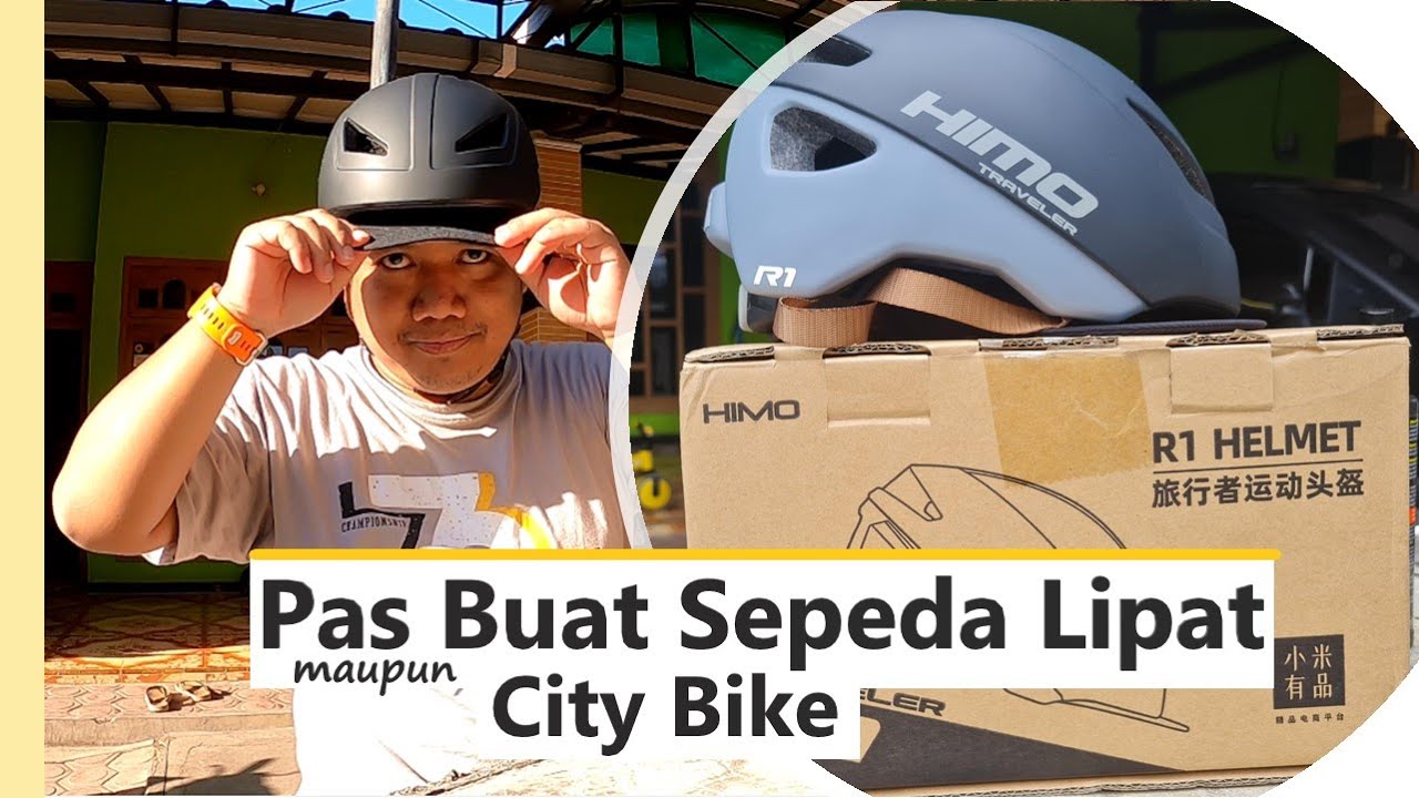 Helm HIMO TRAVELER R1 cocok nih Buat SEPEDA LIPAT maupun CITY BIKE