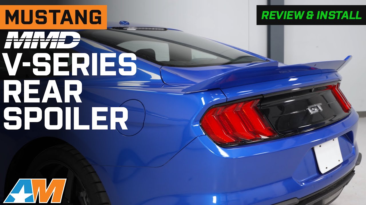 2015-2023 Mustang MMD V-Series Rear Spoiler; Pre-Painted Review & Install