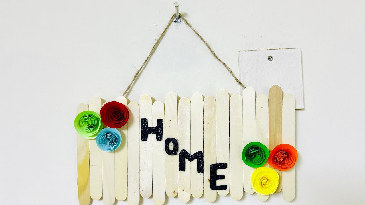 Diy wall decor|| How to make a cute door hanging ❤️