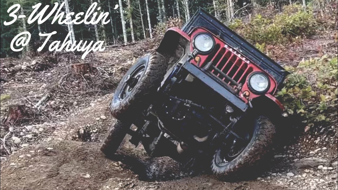 Floating Willys CJ2A // 3 Wheeling South Loop - Tahuya ORV