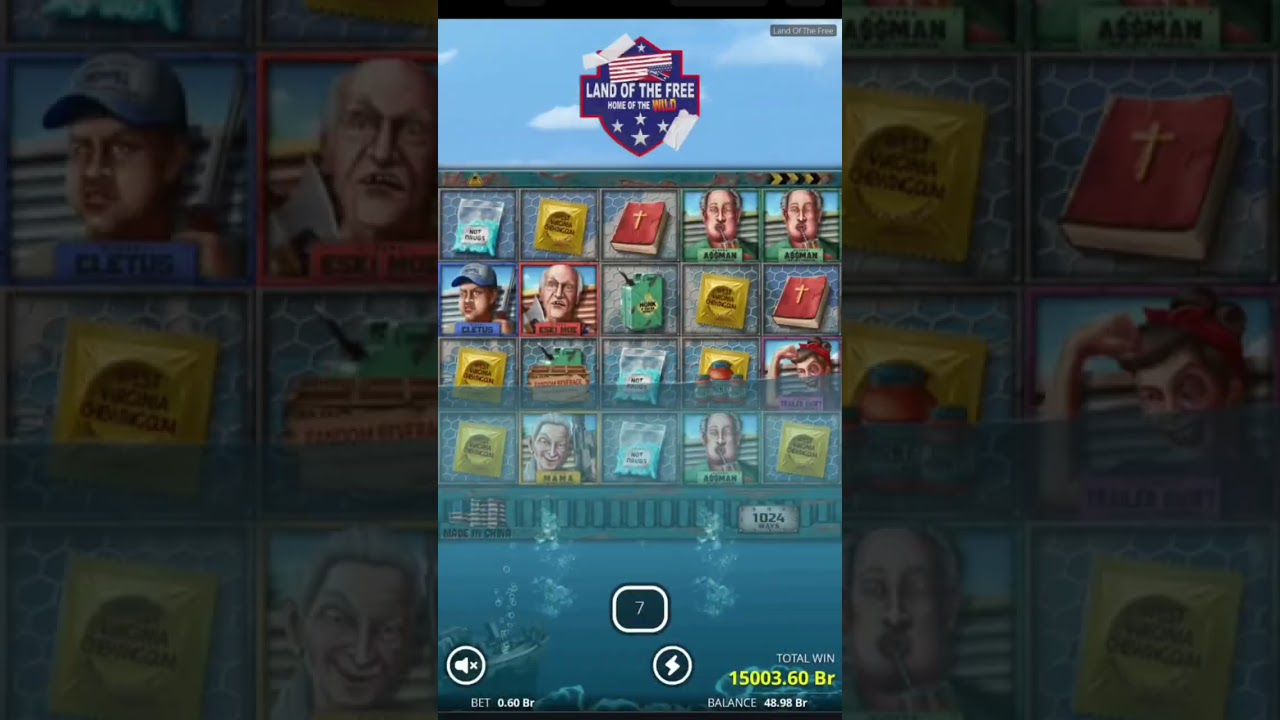 Занос в Nolimit City - Land Of The Free  #slot #обзор #win #stream #casino #кино #games #шортс