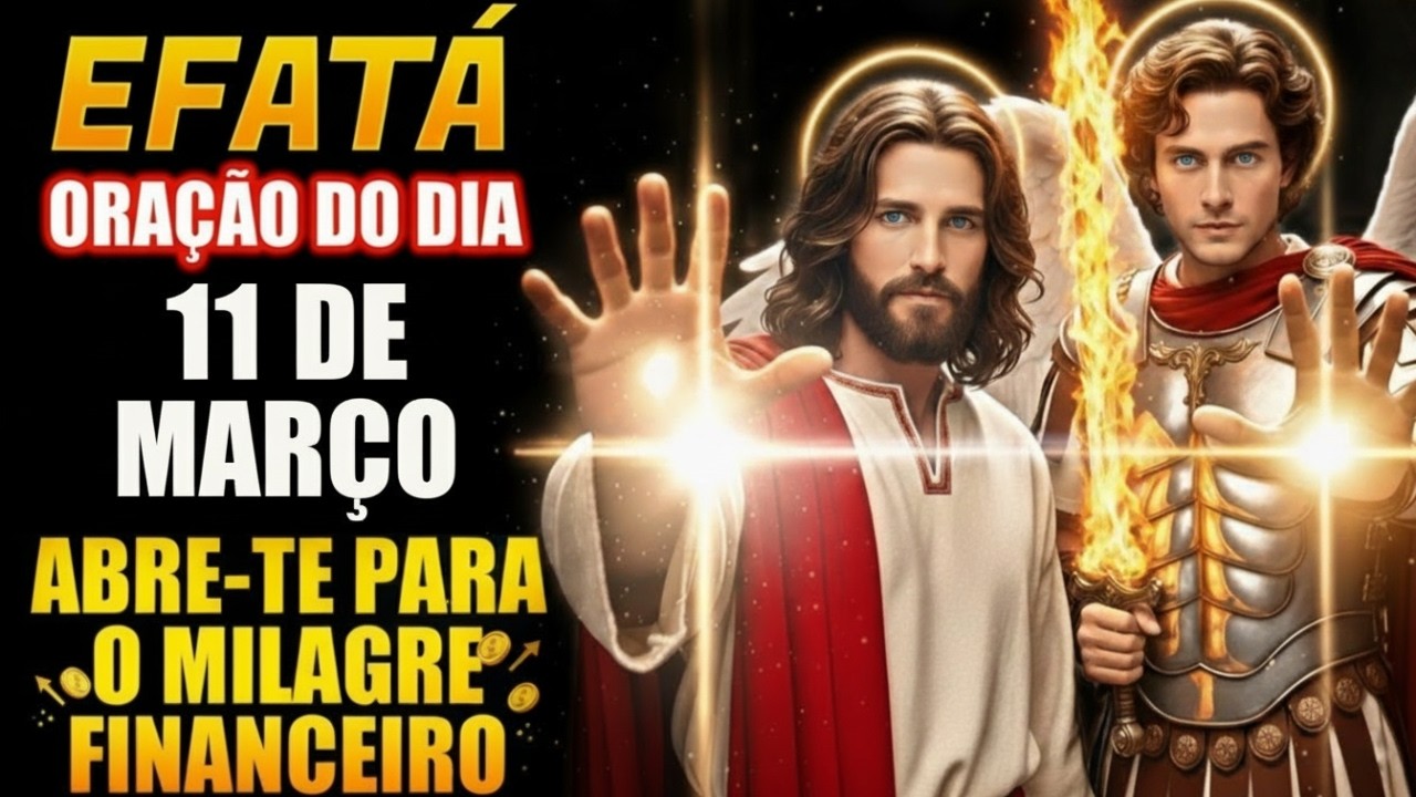 Efatá do SENHOR JESUS e SÃO MIGUEL ARCANJO ✨ A Oração que Abre os Céus para O Milagre Financeiro