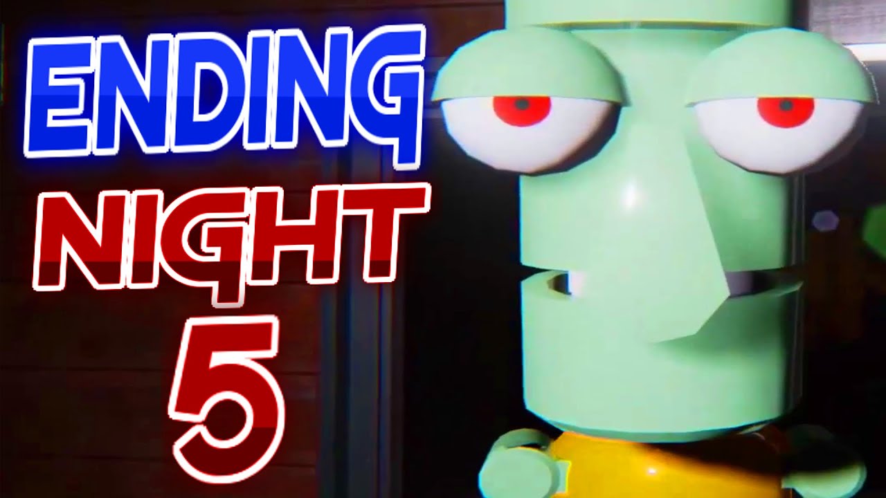 NIGHT 5 ENDING! - Five Nights at Krusty Krab