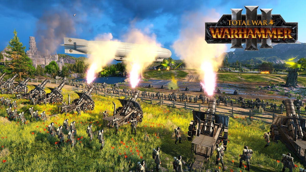 GERMAN IMPERIAL ARMY VS Nurgle - TW Millennium Mod | Total War WARHAMMER 3 | FIRESupport | 4K