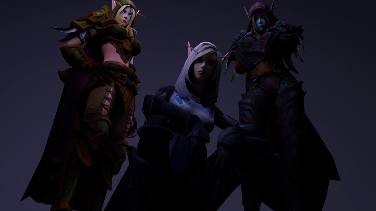 Sylvanas Reuintes With Vereesa【Warcraft 3 Reforged】