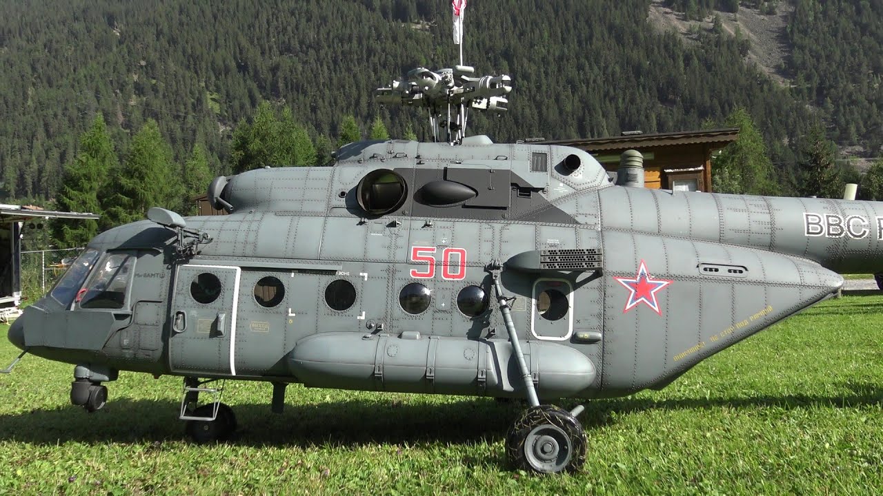 ULTRA REALISTIC MIL MI 8 HIP SCALE TURBINE RC HELICOPTER MODEL FLIGHT