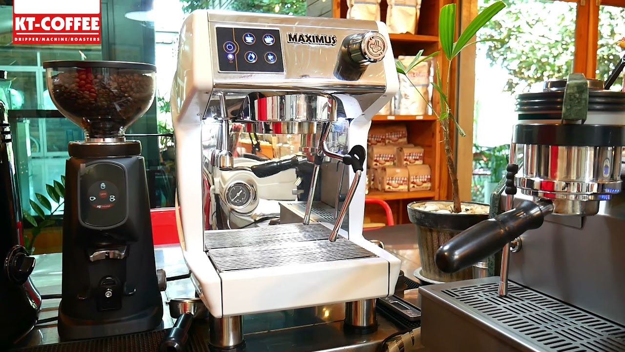 รีวิวงสนซ้อมเครื่องชงกาแฟ Maximum Pro