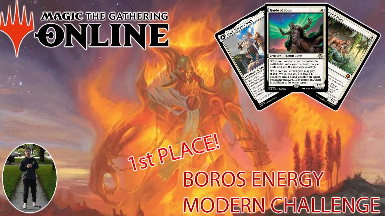 1ST PLACE WITH BOROS ENERGY | MODERN CHALLENGE WIN ON MAGIC ONLINE | [Twitch Vod]