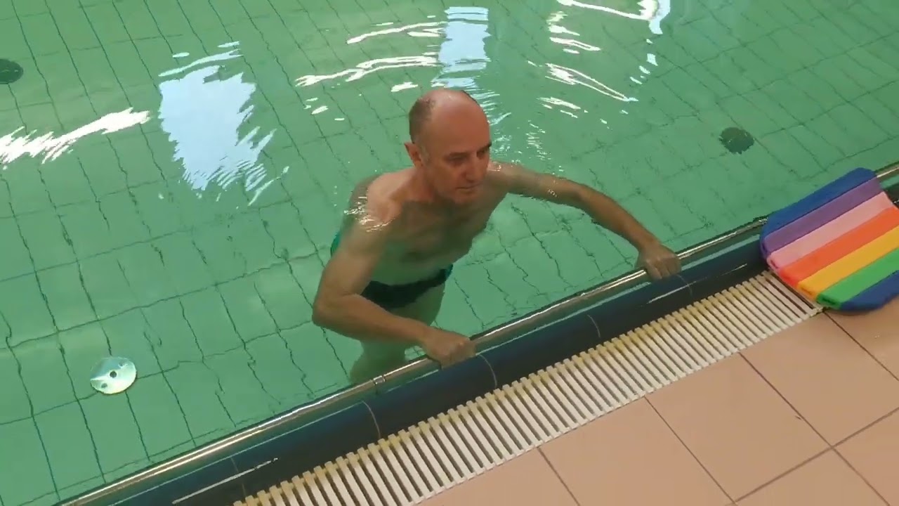 Ćwiczenia na basenie  Centrum Rehabilitacji SM w Bornem Sulinowie