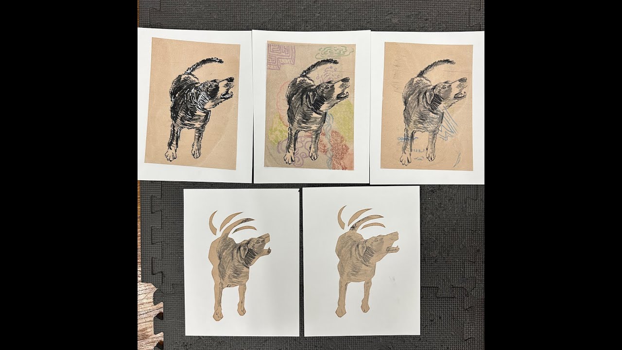 Silkscreen Monoprinting