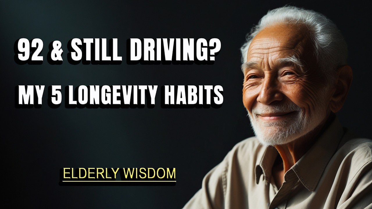 Elderly Wisdom Secrets at 92: 5 Habits That Let Me Drive, Thrive, and Stay Illness-Free for 30 Years