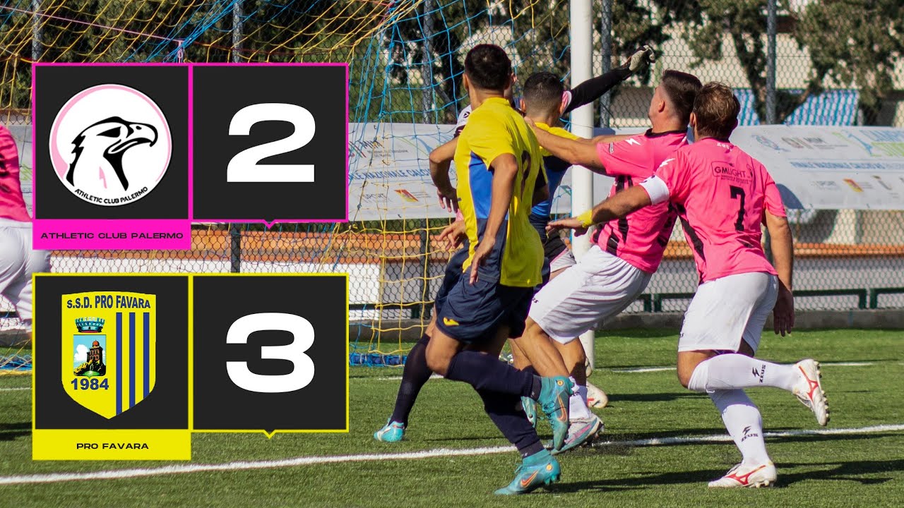 ATHLETIC CLUB PALERMO - PRO FAVARA | CAMPIONATO DI ECCELLENZA 23/24 | TUTTI I GOAL