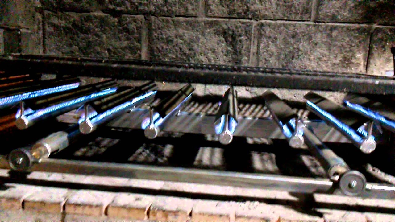 Mechero Para Gasificar Parrillas, Funcionando. 90 x 50
