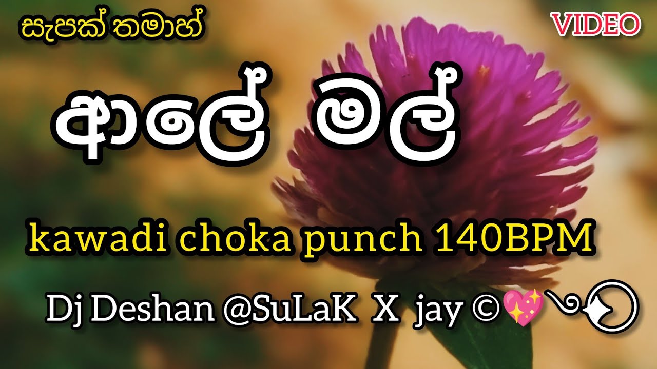 Ale mal kawadi choka punch 140BPM ೋ Dj Deshan_@SuLaK X jay &copy;💖࿓✦⃝̮̮̮̯