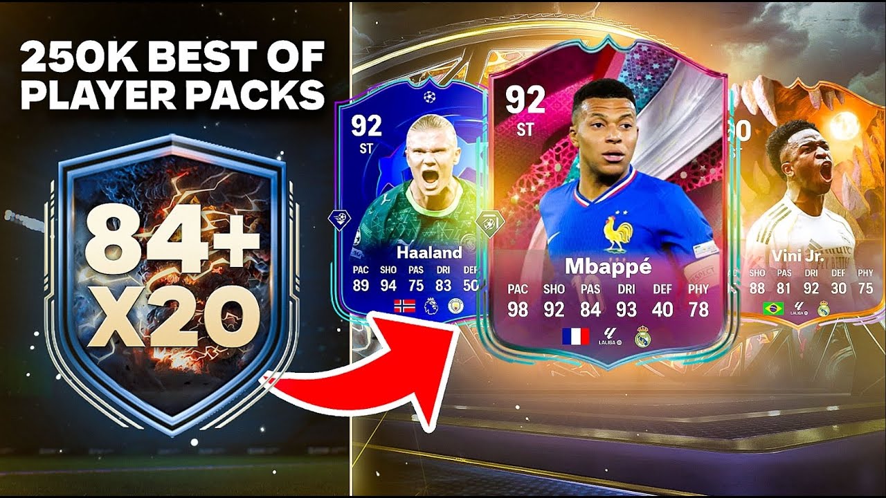 I Opened 20 x 250K Best Of Player Packs in FC 26!