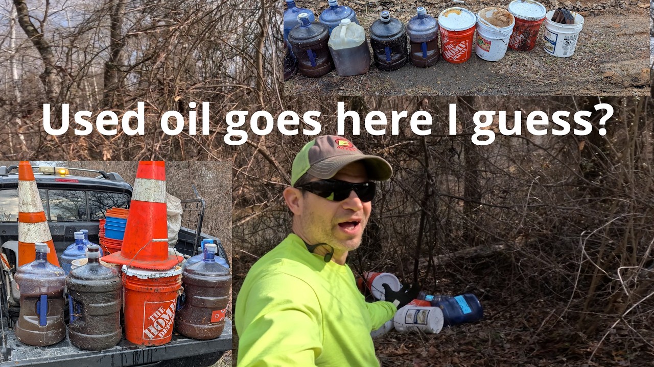 Community Cleanup -  2026-02-25-Ridge & Race Rd 2 Bagger  Oily Messy cleanup- Howard County MD.