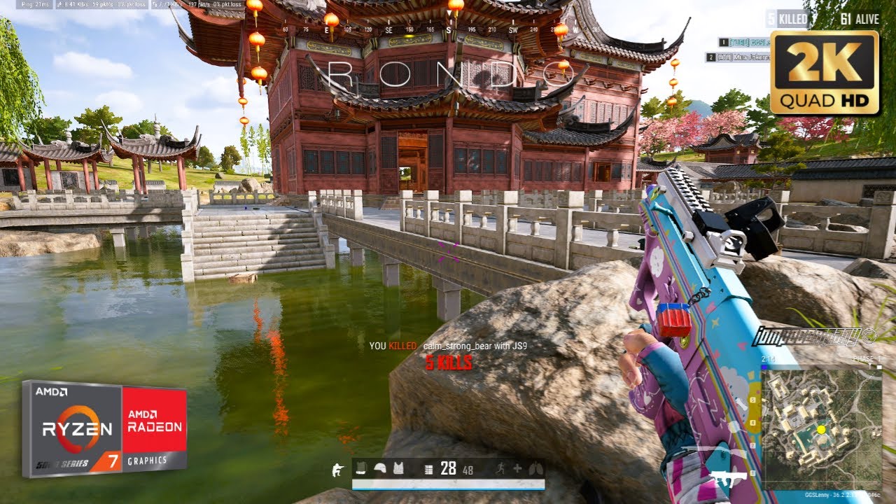 PUBG PC : BATTLEGROUNDS 2025 SOLO RONDO 2K [QHD] | AMD Ryzen™ 7 5700X3D | RX 6700XT 12GB