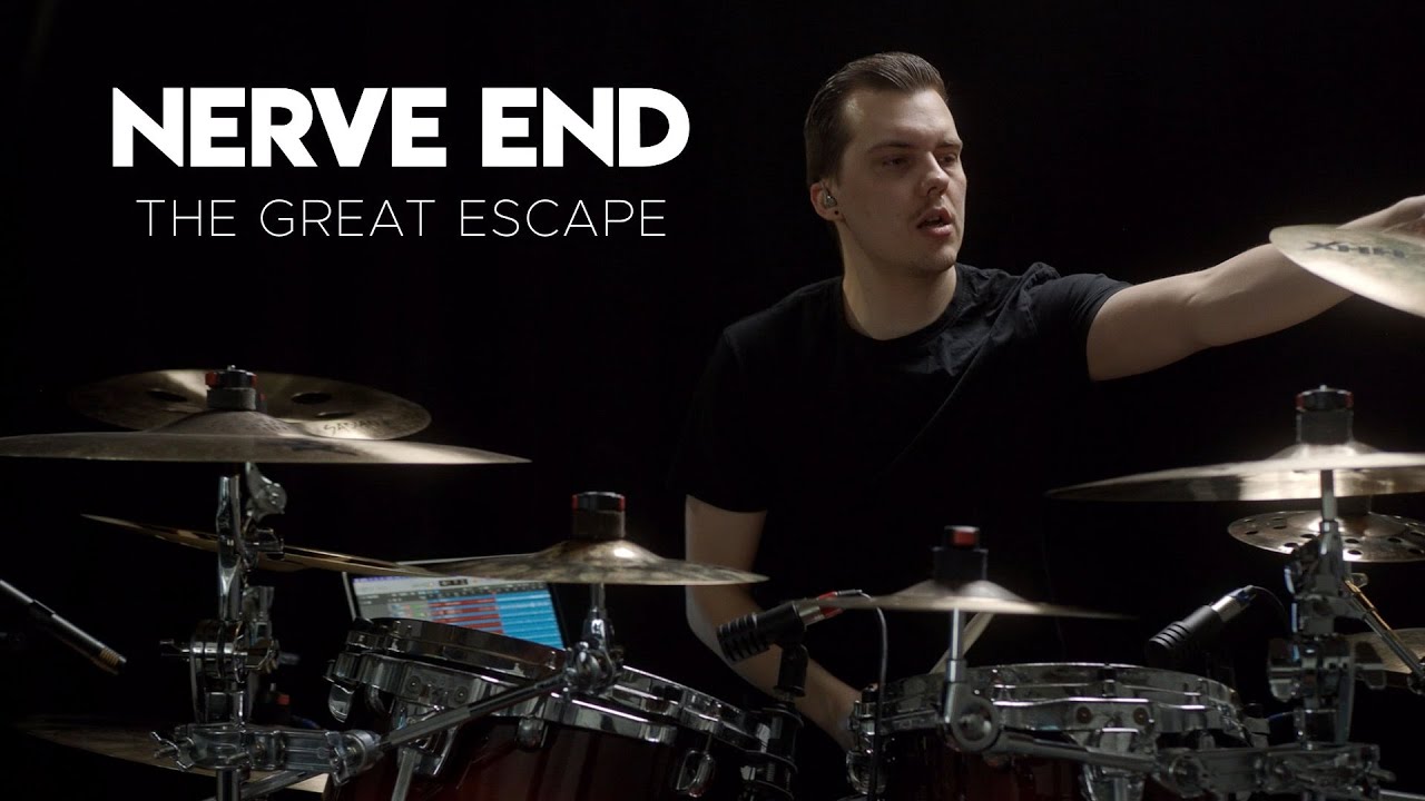 Nerve End - The Great Escape | Drum Playthrough by Janne Mieskonen