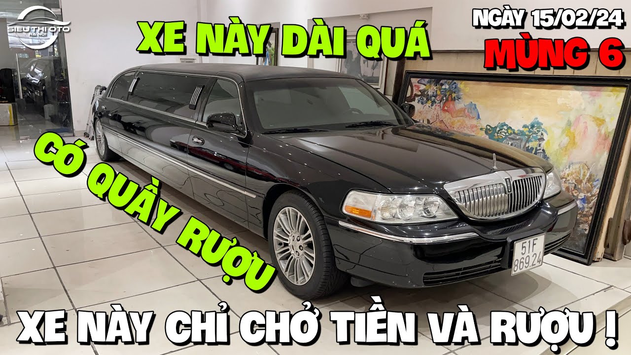 Mẫu xe thơm mùi tiền và rượu dài khoảng 8 mét 