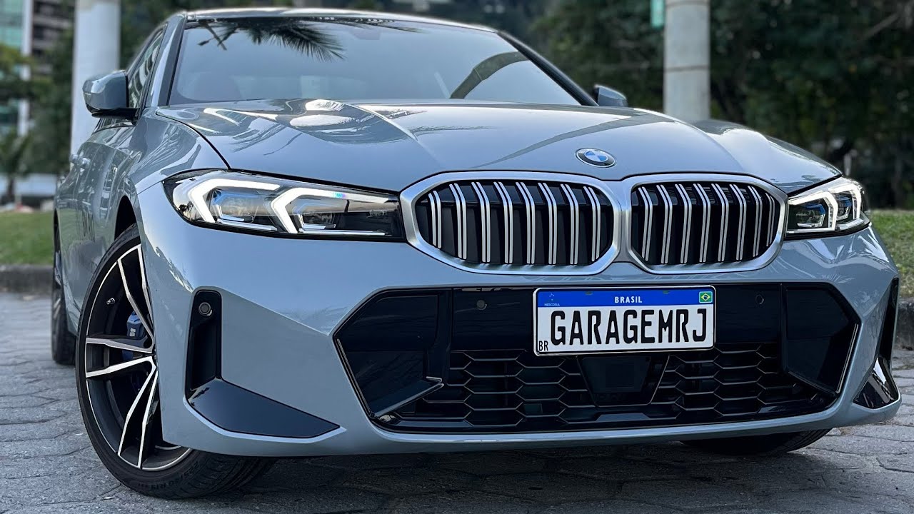 💥NOVO BMW 320i M SPORT 2024 CINZA COM INTERIOR VERMELHO, AGORA ENTENDI QUE ESSE CARRO VENDE MUITO