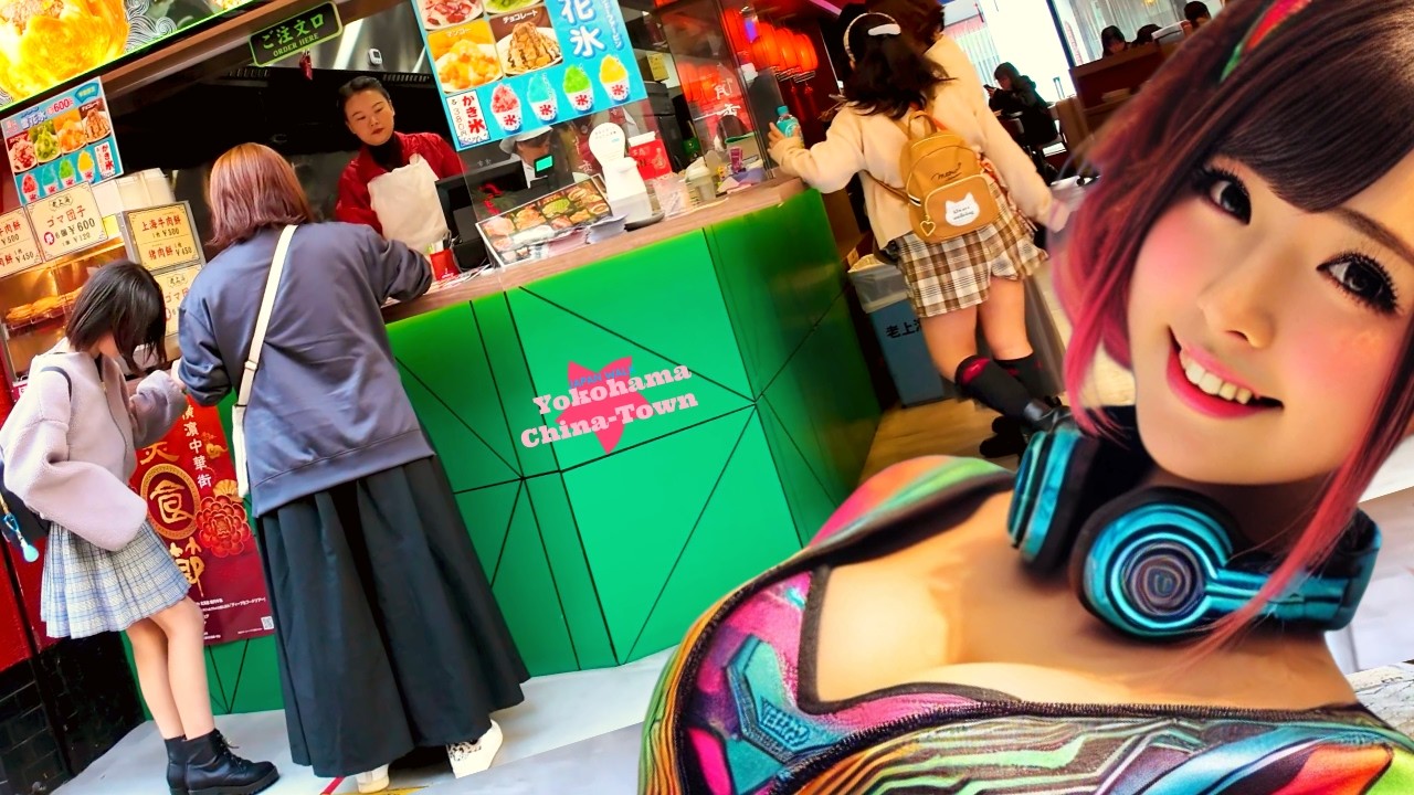 Yokohama Chinatown 🐶 Gourmetstadt 💖 4K ASMR Nonstop 1 Stunde