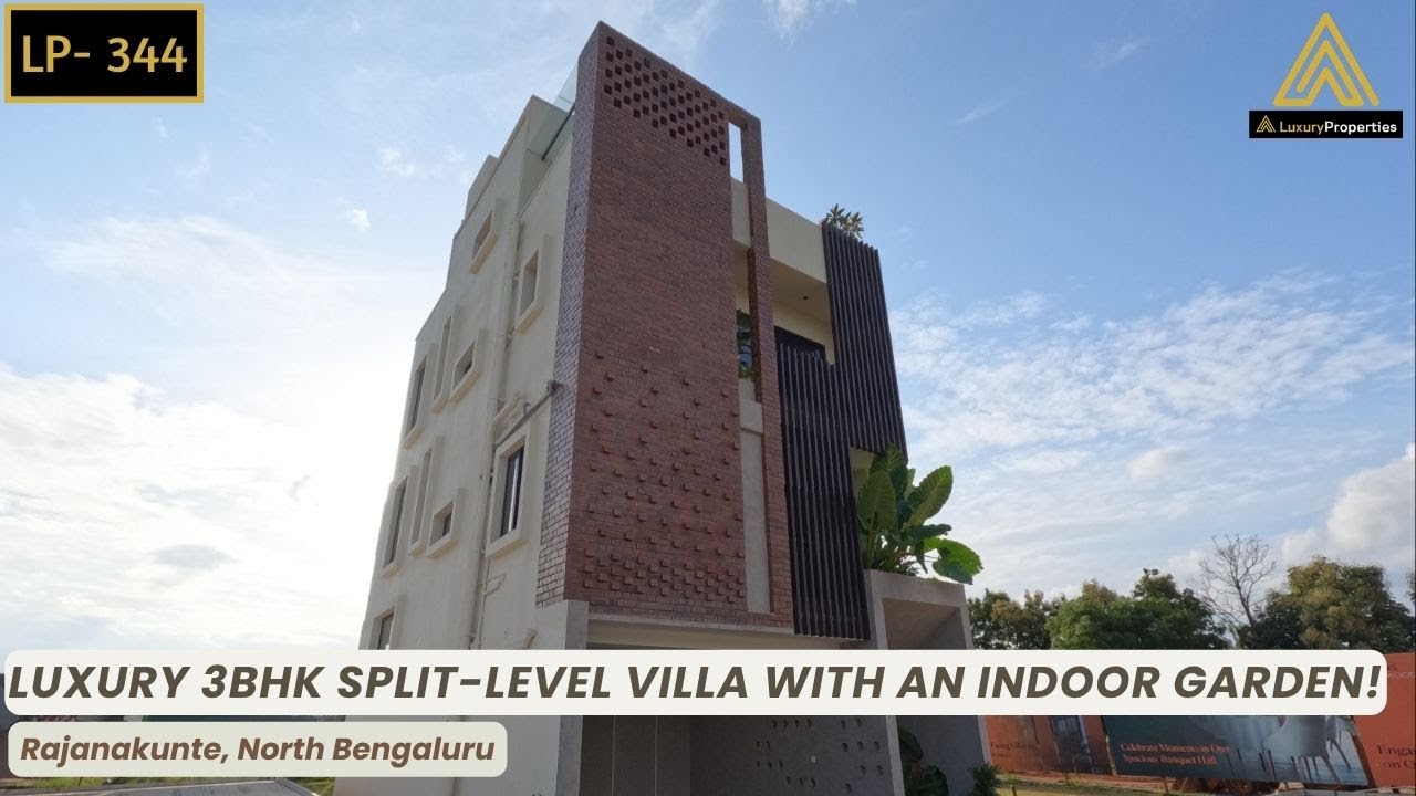 LP 344- Luxury 3bhk villa with garden in North Bangalore | Luxury Properties
