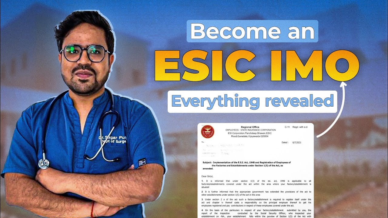 ESIC IMO || Everything Revealed