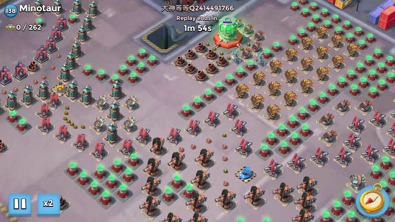 Boom Beach- Minotaur Solo, 2 Million health