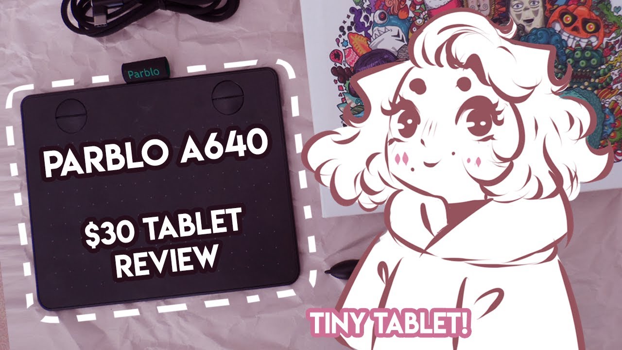 🌺 PARBLO A640 🎨🖊️ $30 Tablet Review ! ! ! ✨