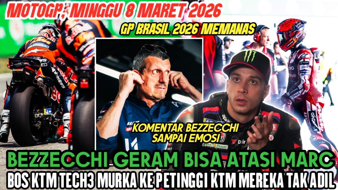 BERANI NANTANG🔴BEZZECCHI hadapi Marc ngak boleh takut,bos TECH3 Murka ke petinggi KTM kos bisa kalah